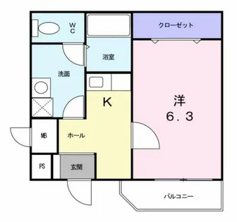 サンバニー都島【3階】の間取り