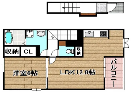 サンシャインニシダⅢ【2階】の間取り