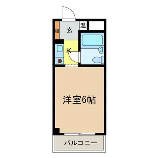 ジョイフルKIKUSUI【202号室】の間取り