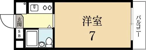 ZONE24【112号室】の間取り