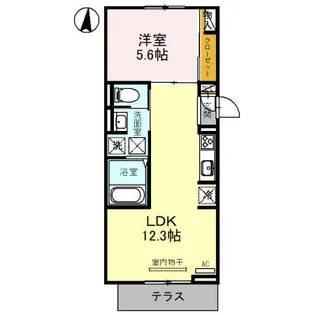 COLORATO狭山【1階】の間取り