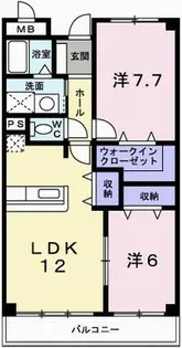 ラフォーレ広畑【4階】の間取り