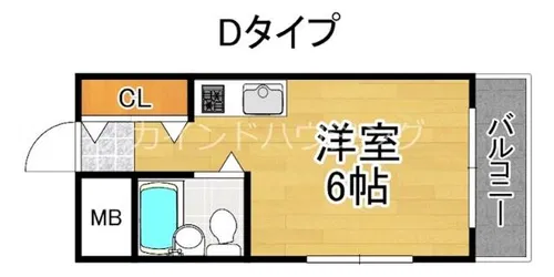 プロスピリティー住吉【3階】の間取り