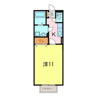 あおぞら【205号室】の間取り