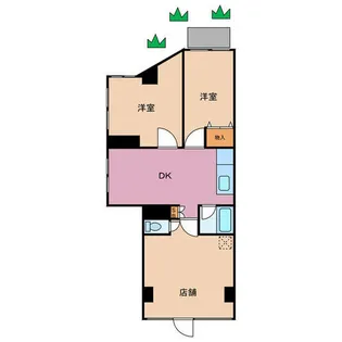 MAマンション【1F号室】の間取り