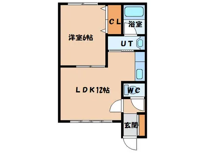追分パーソンズ【202号室】の間取り