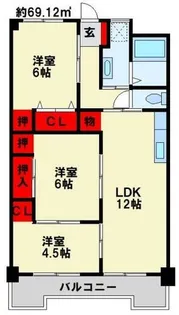 サンシティ田原【2階】の間取り