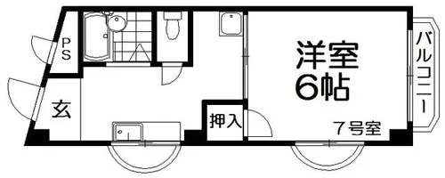 メゾンエトワール【3階】の間取り