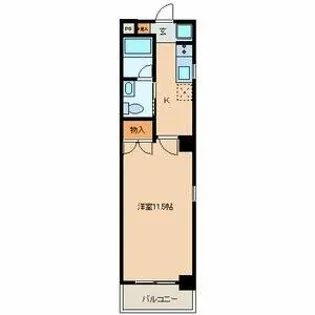 リベルテ桜山【3階】の間取り