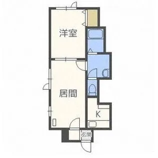 Violette白石(ヴィオレッテ白石)【102号室】の間取り