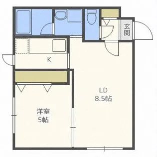 SENSAI-ATSUBETSU80【4階】の間取り