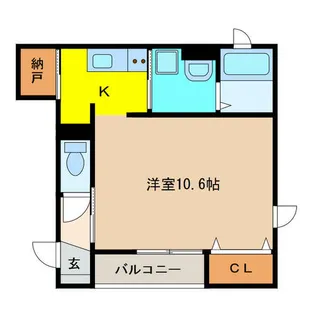 Azur扶桑【1階】の間取り