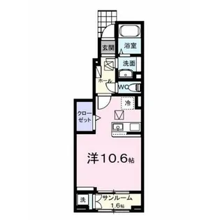 レッチーノⅡ【1階】の間取り