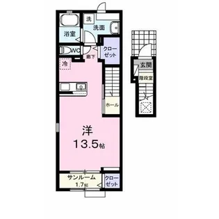 レッチーノⅡ【2階】の間取り
