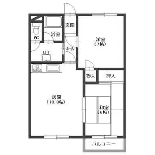 第3信勢ビル【504号室】の間取り