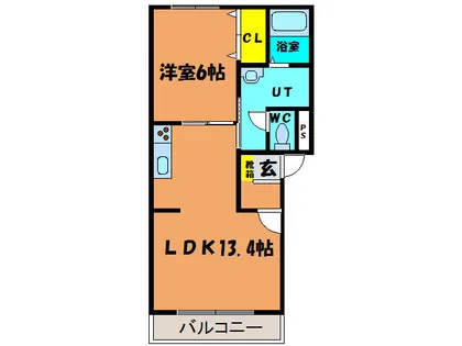 スペース富岡【204号室】の間取り