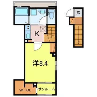 ガーデン フェイバー【2階】の間取り