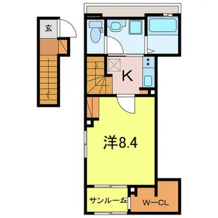 ガーデン フェイバー【2階】の間取り