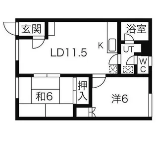 メイプルコート【102号室】の間取り