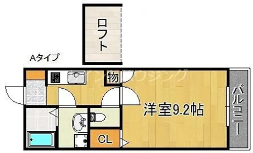ノォア・フロッド【2階】の間取り