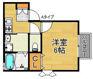 セジュールTanigami【1階】の間取り