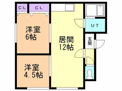 アメニティパークノボリベツ【105号室】の間取り