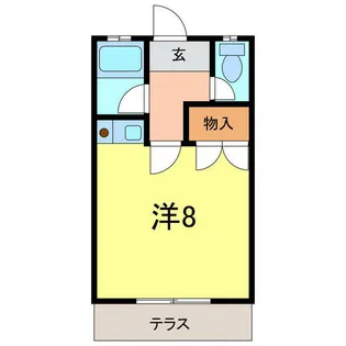 Tコーポ【1階】の間取り