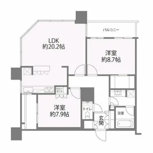 The Kitahama【37階】の間取り