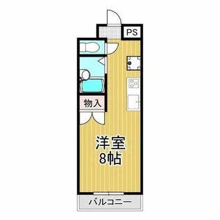 ハイツチェリーブロッサム【1-D号室】の間取り