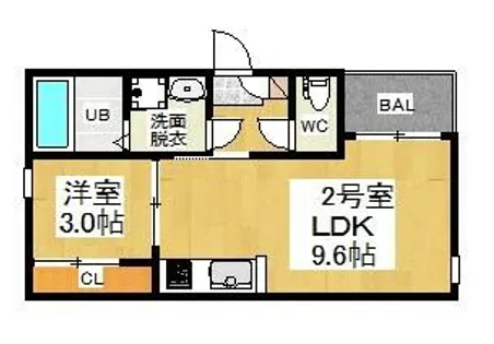 REGALEST名西【1階】の間取り