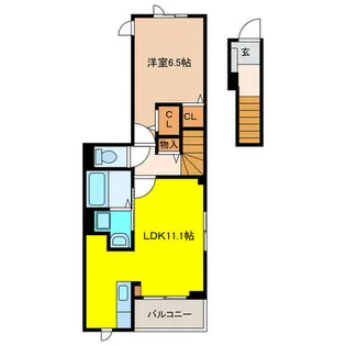 サン・シーロⅡ【2階】の間取り