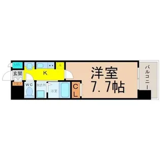 ブルームライフ黒川【7階】の間取り