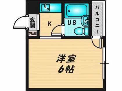solana八戸ノ里【2階】の間取り