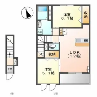 セントラル・アイランド【2階】の間取り