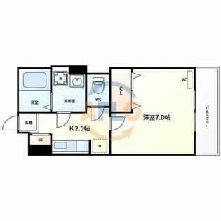 エクレール鷹合【1階】の間取り