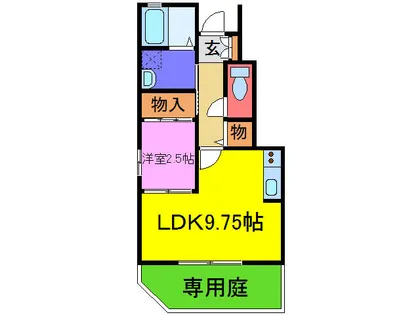 メゾンファブリット【105号室】の間取り