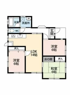 愛知県大府市月見町5丁目【一戸建】の間取り