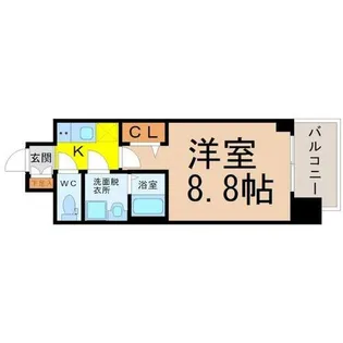 プレサンスTHE栄【12階】の間取り