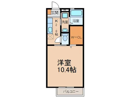 パルティール光【1階】の間取り