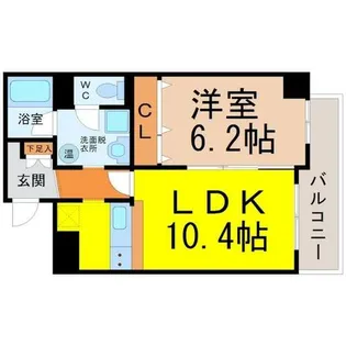 FS幅下【3階】の間取り