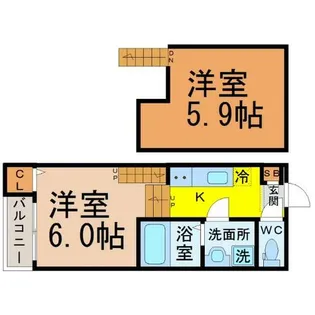 ステラート新瑞橋【1階】の間取り