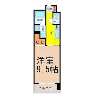 CASTELLOLUSSO(カステロルッソ)【2階】の間取り