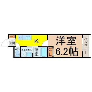 グランテラス八田駅前【5階】の間取り