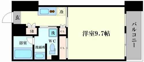 ルパピヨンDX【7階】の間取り