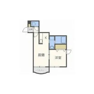 ミレニアムノース【202号室】の間取り