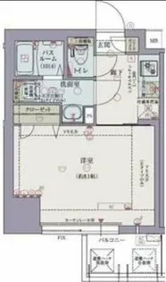 プランドール福島レジデンス【4階】の間取り