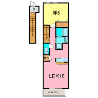 アイレックス【202号室】の間取り