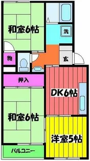 フラワーハイツ【103号室】の間取り