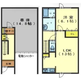 港町新築AP【103号室】の間取り