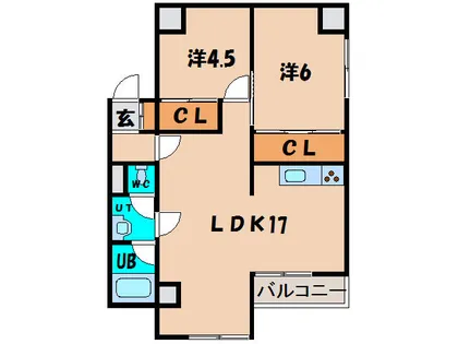 ポートビュー函館【601号室】の間取り